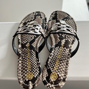 Tory Burch Miller snakeskin print